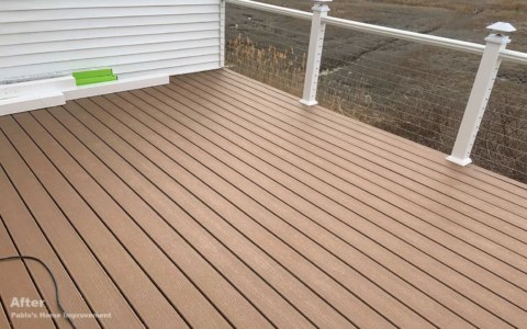 Deck replace with Azec planks